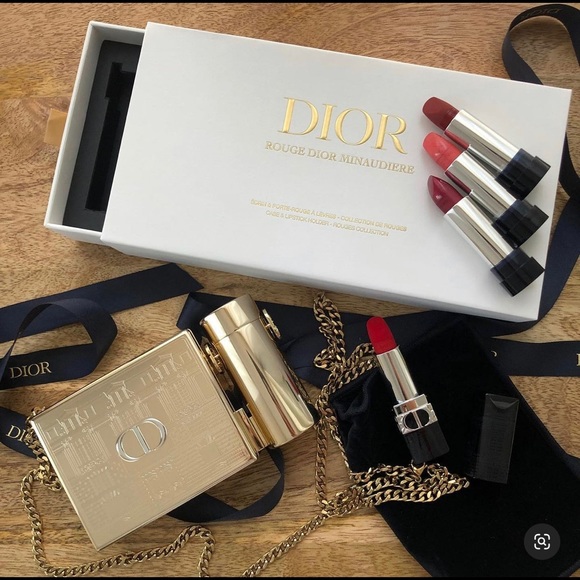 DIOR Rouge Minaudière Lipstick Case Lipstick Refill Set